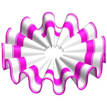 White and Pink Clown Jester Ruffles Roblox item