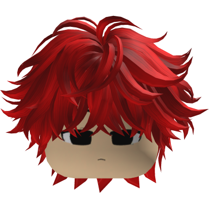 Garoto Emo Fofo Hair Bagunçado Red Roblox item