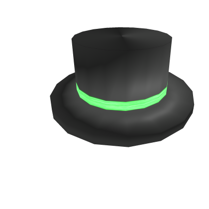Green Banded Top Hat - Roblox