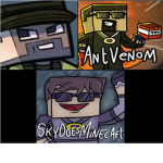Antvenom, Paulsoaresjr and Skydoesminecraft lovers