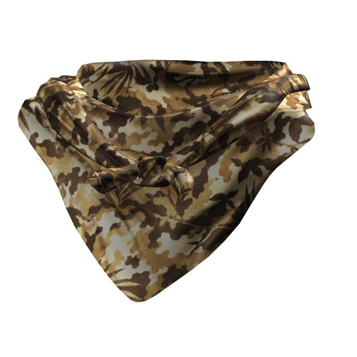 Tied Bandana Face Scarf 1.0