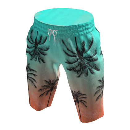 Beach Shorts - Palm