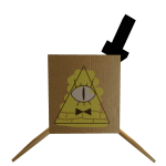 Diy Cardboard Box of a Demon Triangle