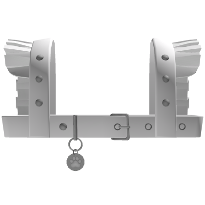 ♡ white puppy ruffled chest harness thumbnail