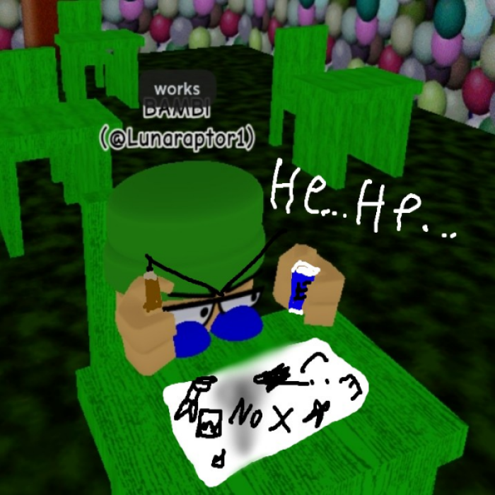 Cursed Cridab moment Roblox decal