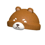 🍀Cute Bear Knit Beanie (Brown)