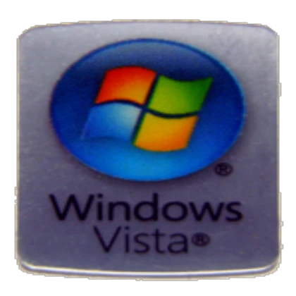windows vista sticker