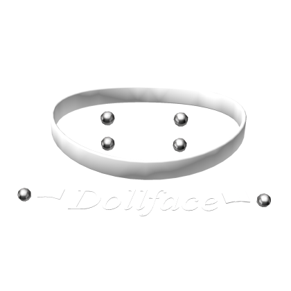 alt emo pierced white choker w tatoo