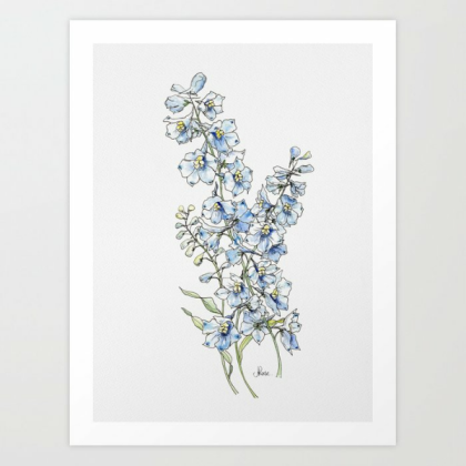 blue delphinium Roblox decal