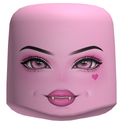 Cute Pink Vamp Dimple Makeup