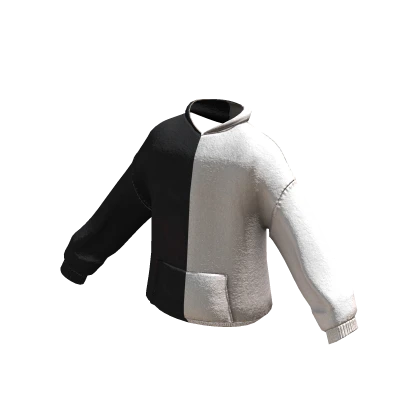 Black and white hoodie roblox sale