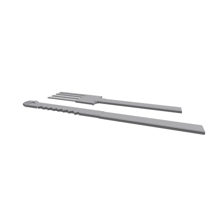 Knife and fork