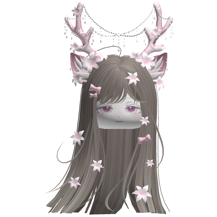 Ethereal Christmas Fairy Fawn Hair w/ Antlers