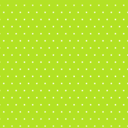 Kawaii Vibrant Green & White Polka Dots