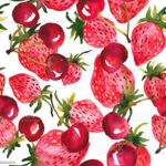 Strawberries are good just like cherries