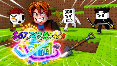 Dig To Steal Lucky Blocks
