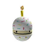 birthday cake burg head