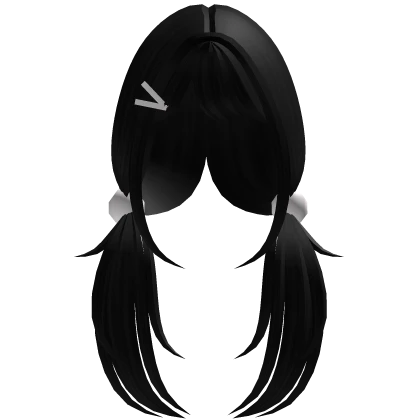 Midnight Ribbon Twin Tails Roblox item thumbnail