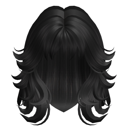 Grunge wolf hair Black Roblox item