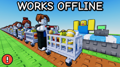 Roblox game thumbnail: Own A Market