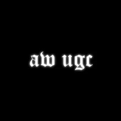AW UGC Roblox group icon