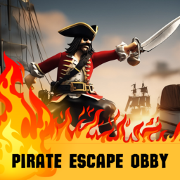 {Cannon PVP} Pirate Escape Obby (One Life)