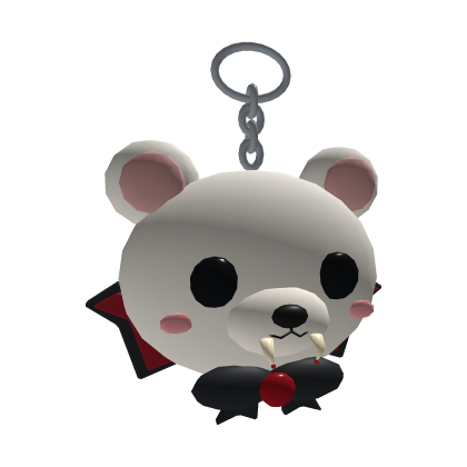 Vampire Teddy Keychain