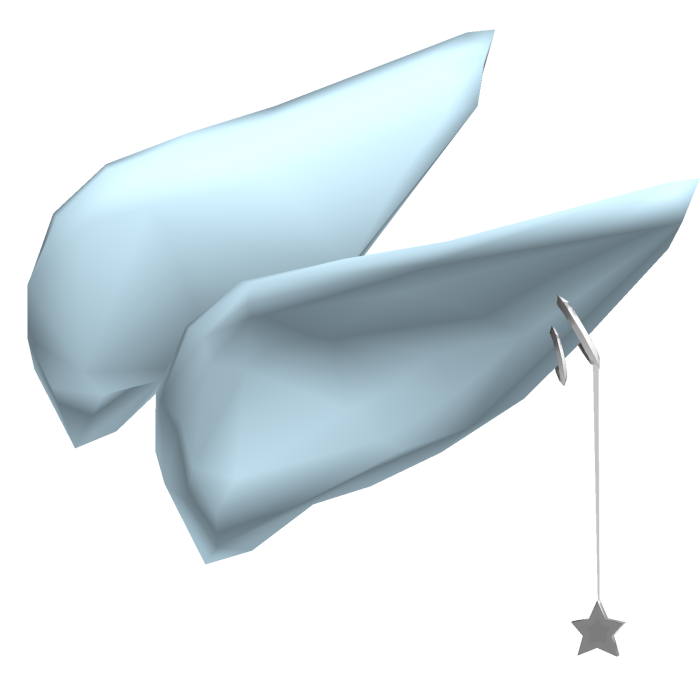 Simple Blue Silver Elf Ears