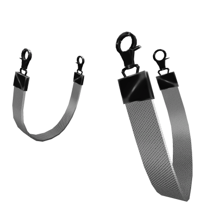 Lavish Suspenders - Silver N'Black Alt. thumbnail