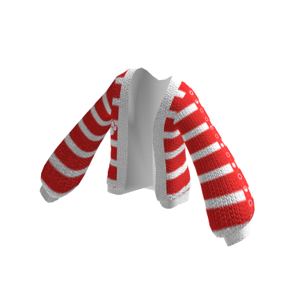 Christmas Red Striped Oversized Sweater thumbnail
