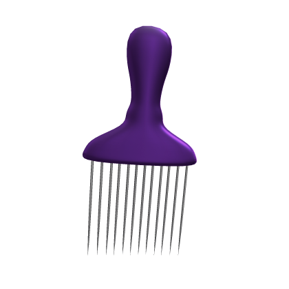 Purple Hairpick