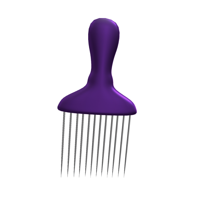 Purple Hairpick