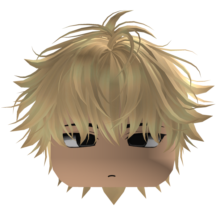 Cute Y2K emo blonde hair