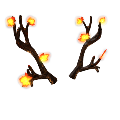 Realistic GLOWING Fall Antlers EMISSIVE