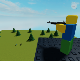 Monkey Fighting! [LASER GUN]