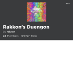 RAKKON’s Dungeon Management