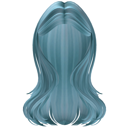 Long Natural Flowy Hair (Blue) Roblox item