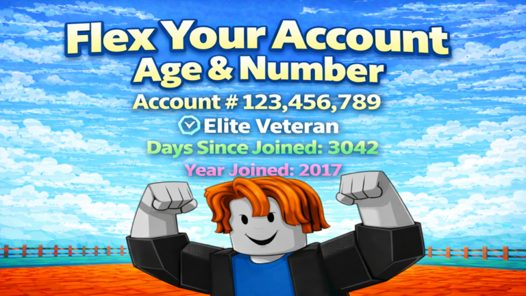Flex Your Account Age & Number  💪 screenshot 1