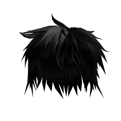 Black Emo Scene Messy Hair thumbnail