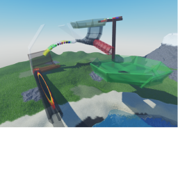 physics based contraptions (MARBLE RUN)