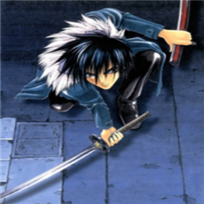 anime boy w/ katana Roblox decal