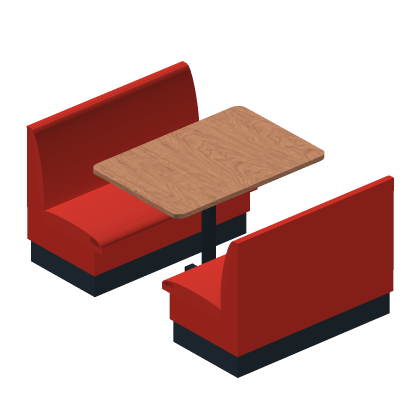 Pizza Parlor Seating Booth Restaurant Diner Chairs