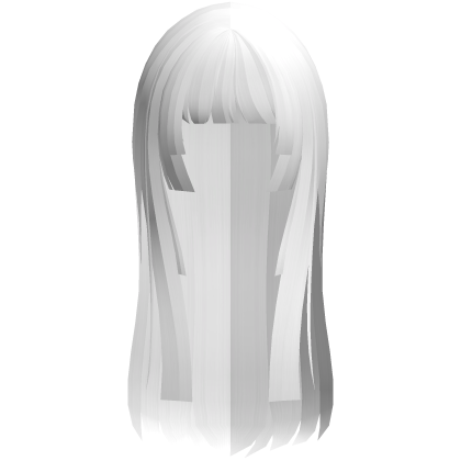 yumeko's blunt layered schoolgirl hime; white Roblox item