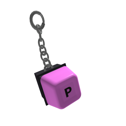 Candy P Keycap Keychain - Keyboard Escape