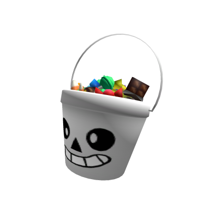[L] Skeleton Halloween Bucket