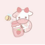 Strawberry cows are cute!