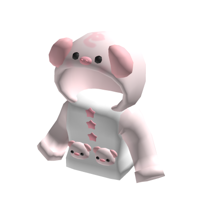 pig sweater cute kawaii pink piggy plush ♡ thumbnail