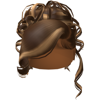Side Swept Curly Updo [Blonde Ombre]