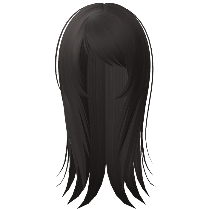 ☆ emo scene messy wispy long hair brown 2