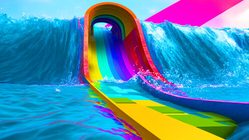 Rainbow Obby - Roblox